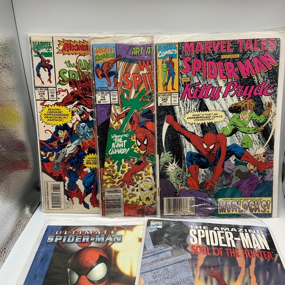 Vintage 90s Marvel Comics The Amazing Spiderman Comic Books - Set of 5! - Picture 2 of 16